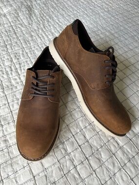 Toms Men's Navi Oxford Shoes with White Sole